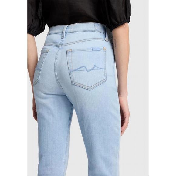 NEW FOR ALL MANKIND women's high waist slim kick jeans in tammy